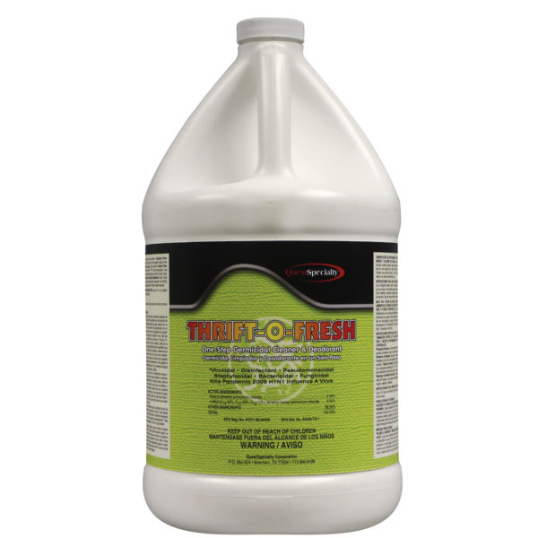 Quest 3730 THRIFT-O-FRESH One-Step Quaternary Cleaner/Deodorant/Disinfectant