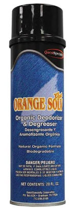Quest 3780 ORANGE SOLV PLUS Organic d-Limonene Deodorizer & Degreaser