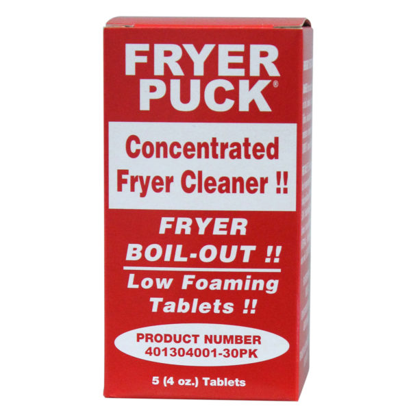 Quest 401304001-30PK FRYER PUCK® Fryer Boil-Out Deep Fryer Cleaner Tablets