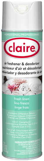 Claire CL163 FRESH LINEN AIR FRESHENER & DEODORIZER
