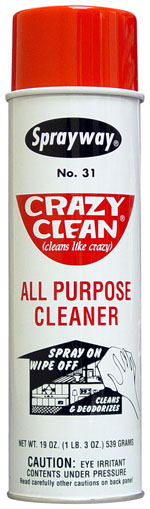 Sprayway  SW031 CRAZY CLEAN ALL PURPOSE CLEANER/19 OZ