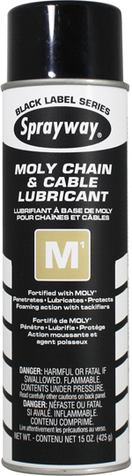 Sprayway SW291 M1 MOLY CHAIN & CABLE LUBRICANT