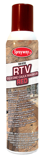 Sprayway  SW633 RTV SILICONE CAULK MARKER RED