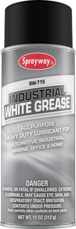 Sprayway SW715 INDUSTRIAL WHITE GREASE LUBRICANT