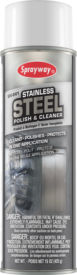 Sprayway SW841 STAINLESS STEEL POLISH & CLEANER