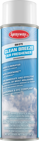 SPRAYWAY SW575 CLEAN BREEZE AIR FRESHENER