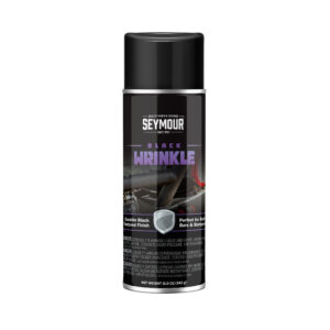 Seymour 16-2448 Black Wrinkle Texture Spray Paint, (12 oz)