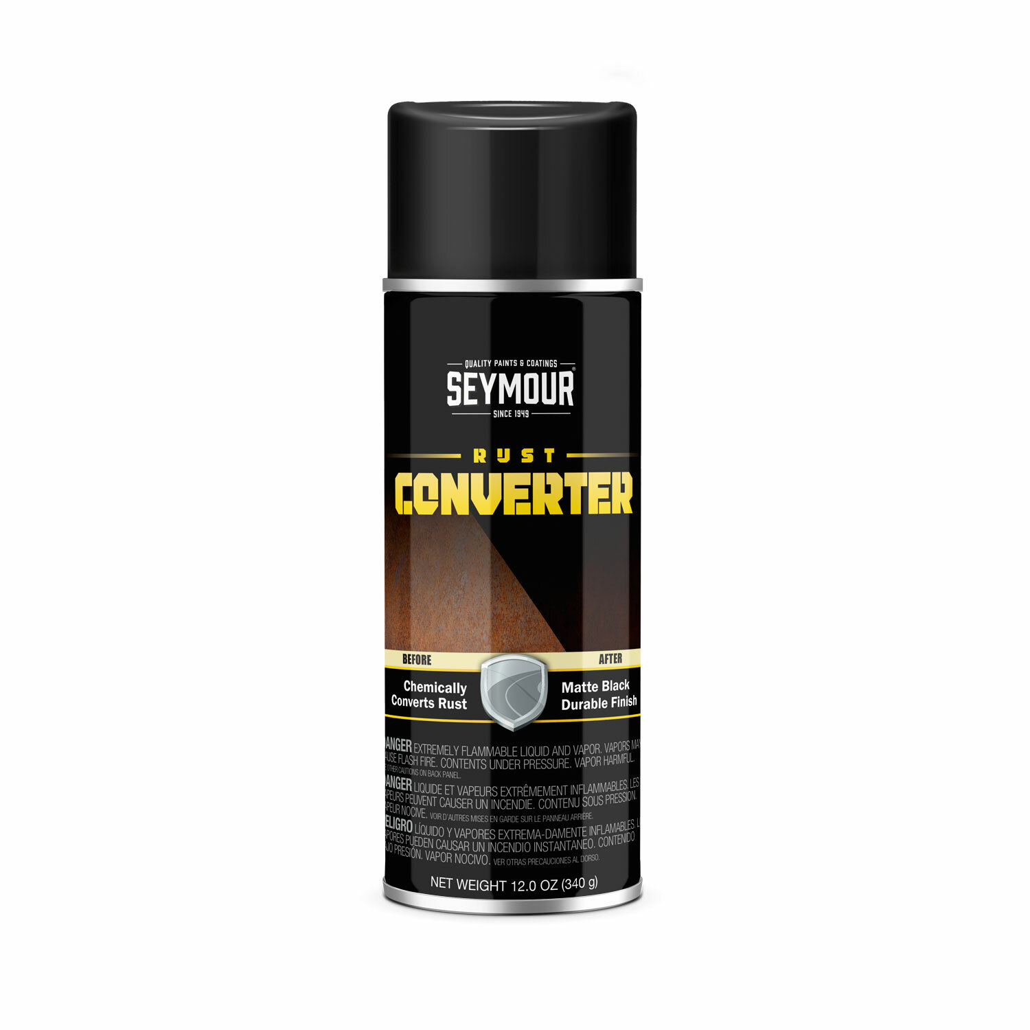 Seymour 16-45 Professional Rust-to-Primer Converter Spray Paint, (12 oz.)