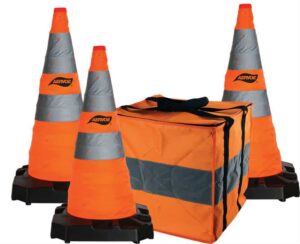 Aervoe 1186-3 28″ H.D. Collapsible Safety Cone 3-Pack