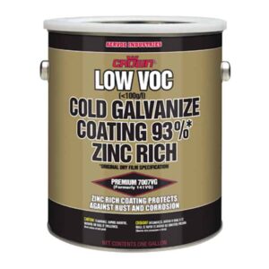 Aervoe 7007VG Low VOC Cold Galvanize Coating 93% Zinc Rich